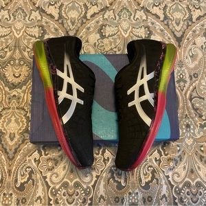 New Asics Gel Quantum Infinity Multi Black Sneakers Womens Sz 8.5